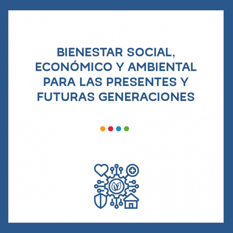 Bienestar social, Económico y Ambiental para las presentes y futuras generaciones