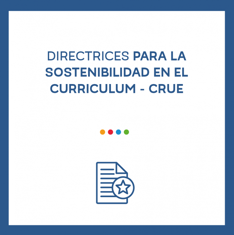 Directrices para la Sostenibilización Curricular