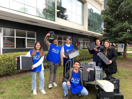 PUCV realiza campaña de Reciclaje y Eficiencia del Uso de Energía