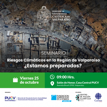 Seminario: Riesgos Climáticos en la Región de Valparaíso – ¿Estamos preparados?